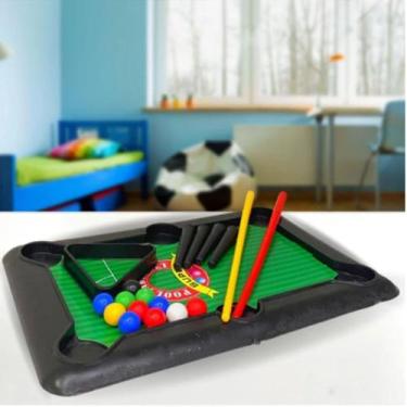 Imagem de Brinquedo Mini Mesa De Sinuca Bilhar Jogo Infantil Portátil - TOP1