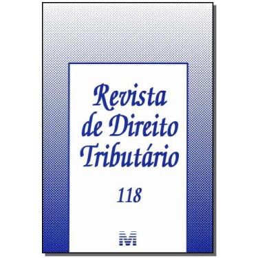 Imagem de Revista de direito tributario vol.118 - MALHEIROS EDITORES, 3