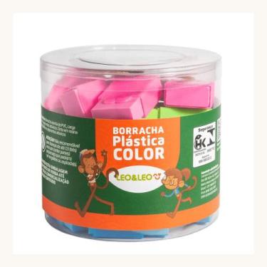 Imagem de Borracha Plástica Color (Pote c/ 24 unidades) Leo&Leo Leonora - 4680