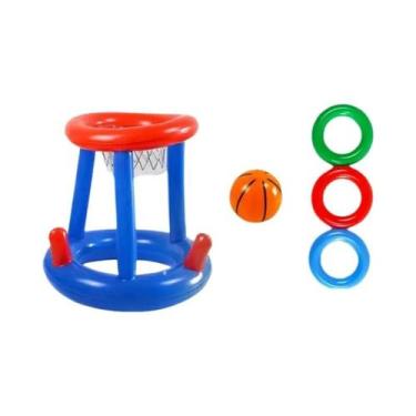 Imagem de Aro De Basquete Inflável Para Água, Brinquedo Interativo Para Natação 