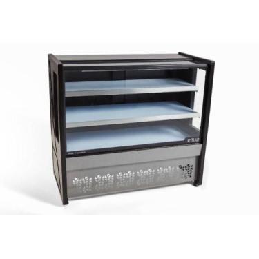 Imagem de Vitrine Natural Polar 1,25M Preto Platinum Pvnp