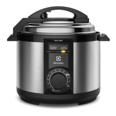 Imagem de Panela de Pressão Elétrica 5 Litros PCE20 Electrolux, Preto e Cinza, 1