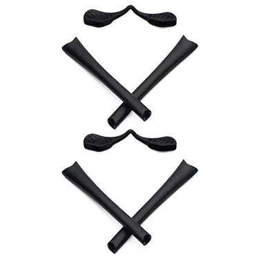 Imagem de Mryok Kits de reposição para óculos de sol Oakley Radar XL, Preto e preto, One Size