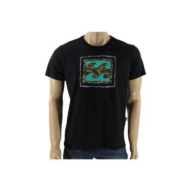 Imagem de Camiseta billlabong crayon wave 3 preto - masculino