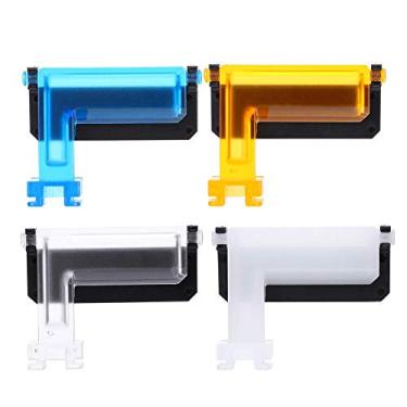 Imagem de Zopsc Difusores de Flash Câmera 4 Cores para A6000/A6500/A6300, Branco, Azul, Laranja, Transparente, 4 Unidades