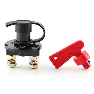 Imagem de Interruptor de Interrupção Bateria Interruptor de Corte Bateria Isolador Mestre Desconectar Corte de Energia de Alta Corrente Carro Motocicleta Interruptor de Desligamento