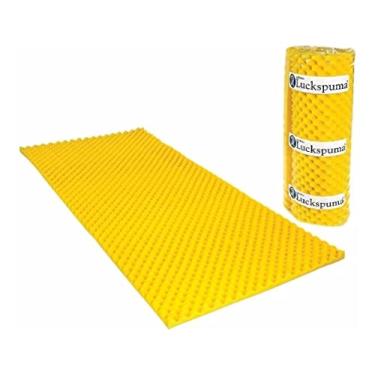 Imagem de Pillow Top Gomos Colchonete Stress Ortopédico D18 Solteiro 85x185cm Luckspuma