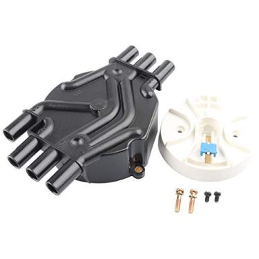 Imagem de Kit de tampa e rotor do distribuidor de ignição, substitui D328A 10452458 D465 compatível com 4.3 Chevy GMC Vortec - 1996-2005 Astro, 1995-2005 Blazer, 1995-2004 S10, 1999-2006 Silverado, 1995-2001 Jimmy, More
