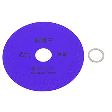 Imagem de Disco de corte de diamante de carboneto de disco de corte de diamante de disco de serra fino de 4 polegadas para moagem de garrafa de vidro de telha cerâmica(violet)