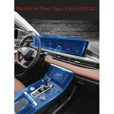 Imagem de RUSWEST Carro gps navegação TPU Protective Film, para Chery Tiggo 8 Plus Gls 2020 2021