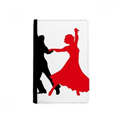 Imagem de Duet Dance Social Dancing Dancer Passport Holder Notecase Burse Carteira Capa Cartão Bolsa, Multicolor