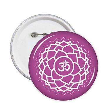 Imagem de AM Culture Letras Padrão Broche Emblema Botão Decoração 5 peças