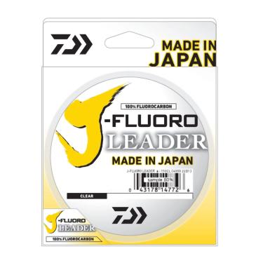 Imagem de Daiwa J-Fluoro Fluorocarbon Leader - 6,8 kg - 91 m, Multi, Tamanho único