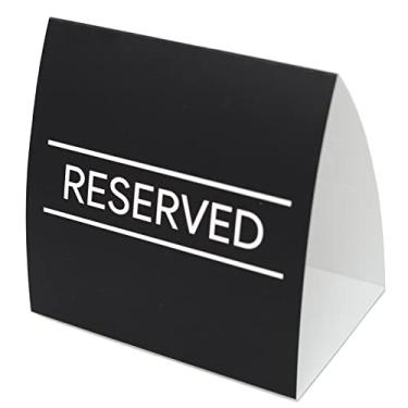 Imagem de Barracas de mesa com placas reservadas para restaurantes, casamentos e eventos (pacote com 20)