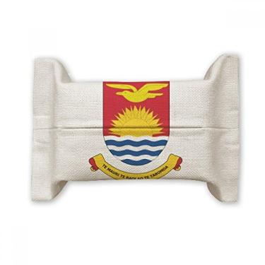 Imagem de Bolsa de linho de algodão com emblema nacional da Oceania da Kiribati