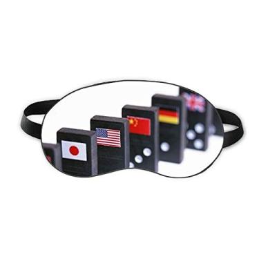 Imagem de Pai Gow Bandeira de dados Gambling Sleep Eye Shield Capa macia para sombra noturna