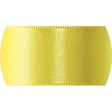 Imagem de FITA CETIM SIMPLES CF005 22 mm COR 242 AMARELO CANÁRIO Peça 10 metros