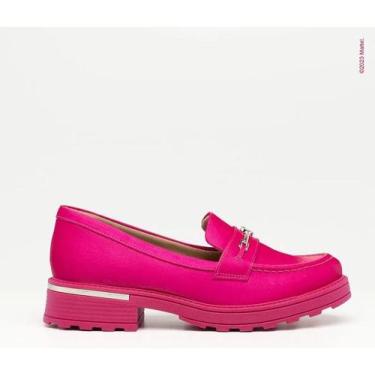 Imagem de Sapato Mocassim Feminino Loafer Barbie Piccadilly Tratorado