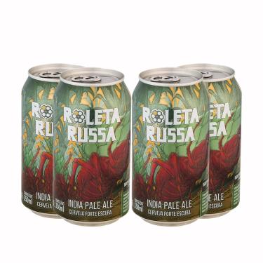 Imagem de Pack 4 cervejas Roleta Russa ipa 350ml lata