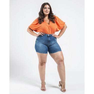 Imagem de Bermuda Black Jeans Plus Size