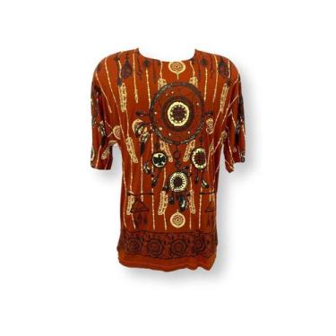 Imagem de Camiseta Indiana Masculina Bata Malha Fria Tamanho Exg - Sarat Moda In