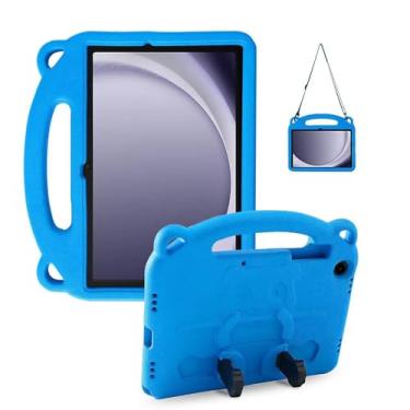 Imagem de FIREVASE Capa infantil para Samsung Galaxy Tab A9+/A9 Plus 28 cm 2023 (SM-X210/X216/X218), capa leve à prova de choque para Galaxy Tab A9 Plus para crianças, capa para Samsung Tab A9+ com alça de