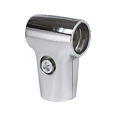 Imagem de mysummer Braçadeira de exibição de alumínio prata 25 mm acessórios para tubos andaime tubo composto conector T Rack de secagem Encaixe de tubulação