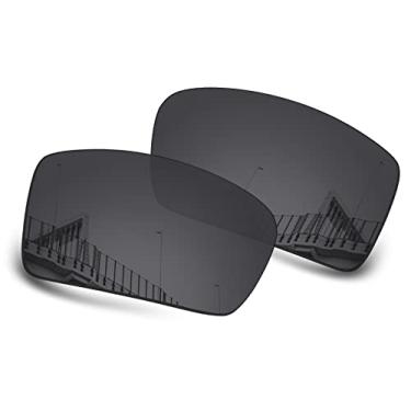 Imagem de Well-aimed Lentes de substituição compatíveis com óculos de sol Oakley Gascan OO9014 - preto polarizado