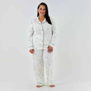Imagem de Pijama Victory Americano Longo Plus Size Feminino-Feminino