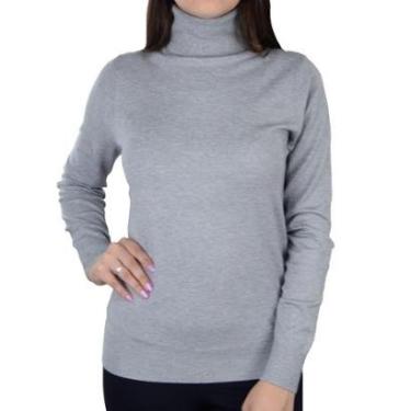 Imagem de Blusa Feminina Facinelli By Mooncity Cinza Claro - 650946-Feminino