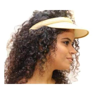 Imagem de Viseira Tiara Adulto Infantil - Branco - Hl Chapéus, Palha