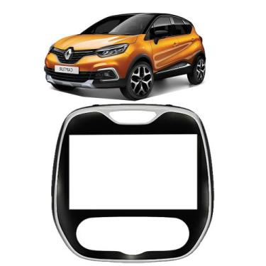 Imagem de Moldura Painel 2 Din 7 Polegadas Renault Captur 2017 2018 2019 2020 20