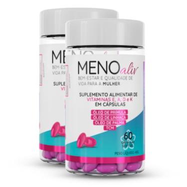Imagem de Meno Aliv - 2 Potes Com 60un Cada, 2 Meses de Uso - Suplemento Em Softgel Vitamina