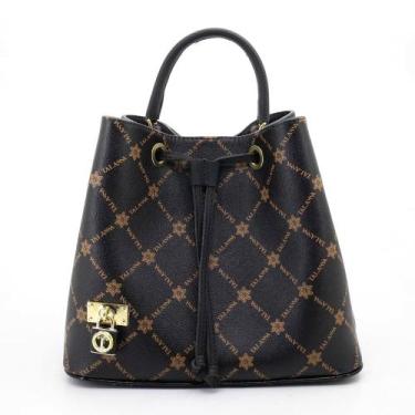 Imagem de Bolsa Saco Com Repartição Detalhe Cadeado Versátil Exclusiva - Talassa