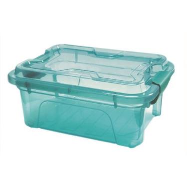 Imagem de Caixa Organizadora Multiuso 5 Litros com Travas Usual Utilid - Usual U