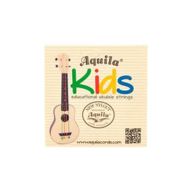 Imagem de Encordoamento para ukulele aquila (138u) supernylgut kids multi uke