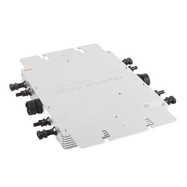 Imagem de Microinversor WVC-1600, Rastreamento de Ponto de Potência Máxima, Desempenho Estável, para de Geração de Energia Solar, Liga de Alumínio, Com Monitoramento de Aplicativo