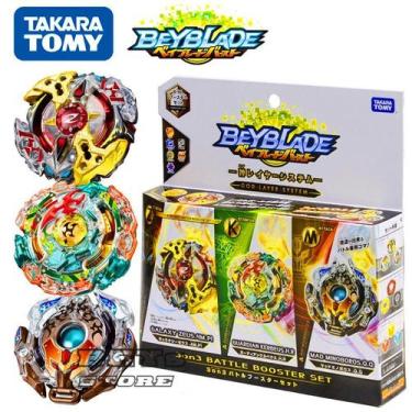 Imagem de TAKARA TOMY Beyblade Burst B-90 3on3 Battle Booster Set
