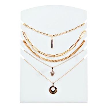 Imagem de Expositor De Bijuterias Colar Brincos Joias - Kit 5 Pçs - Acrilikus, M