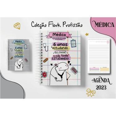 Imagem de Agenda Flork personalizada 2024 - Artes da Gutti