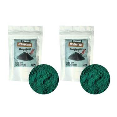 Imagem de Spirulina para Artêmia Salina 200g Alimento para Artemia - Hanimal