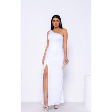 Imagem de Vestido Longo Manga Única Com Fenda Madrinha Casamento - Ella GF, Bran