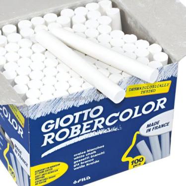 Imagem de Giz Escolar Giotto Robercolor 100 Unidades Branco - FILA GIOTTO