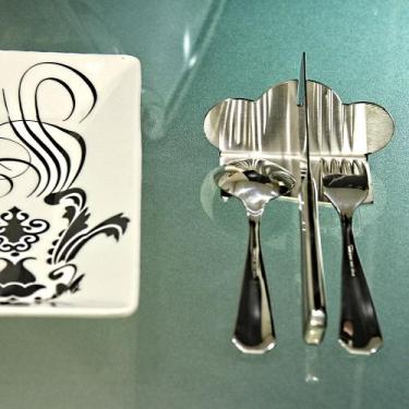 Imagem de Apoio de Talheres de Mesa - Chápeu do Chef - Inox - Maxx Diamond