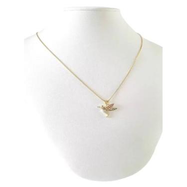 Imagem de Cordão Feminino 1mm Beija-flor - Banhado a Ouro 18k - ToJoia18k