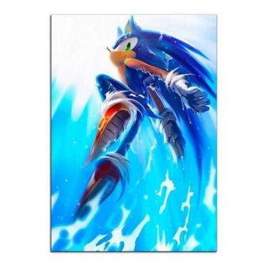 Imagem de Placa Quadro Decorativo Sonic Personalizado Em Mdf - Pomp's Geek, Colo