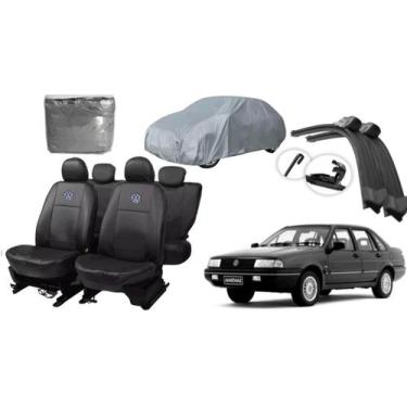 Imagem de Kit Capa de Couro Santana 00-06 + Limpeza Profunda de Estofados - Aero