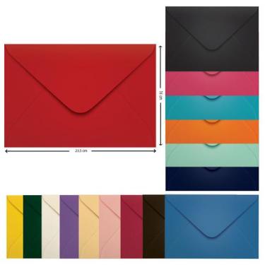 Imagem de Envelope Convite 16 x 23,5 cm Scrity 100 Unidades Vermelho - Tóquio