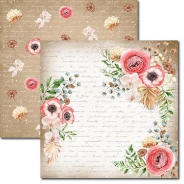 Imagem de Papel para Scrapbook Sandra Família Arte Fácil Home Sweet Home 3 - SC-