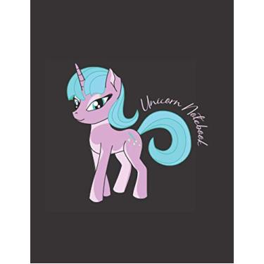 Imagem de Unicorn Notebook: Magical Luxurious MATTE Cover 120 Lined Paper Pages Journal 8.5x11 Sketchbook A4 Unicorn Gifts For Girls Boys Adults Kids